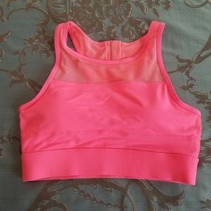 Zyia Active Coral Pink All Star Sport Bra  Women's Size Medium